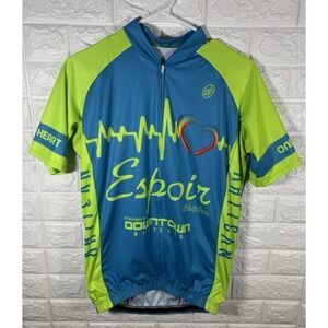 Ride Fast Mens Cycling Jersey‎ Size Medium Short Sleeve Zipper Front Shirt